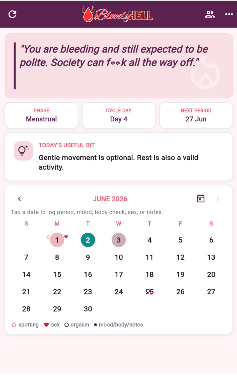 Comment example